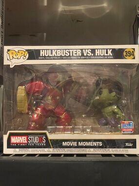 Funko Pop! Movie Moments Hulkbuster vs. Hulk Funko 394 2018 Convention Exclusive